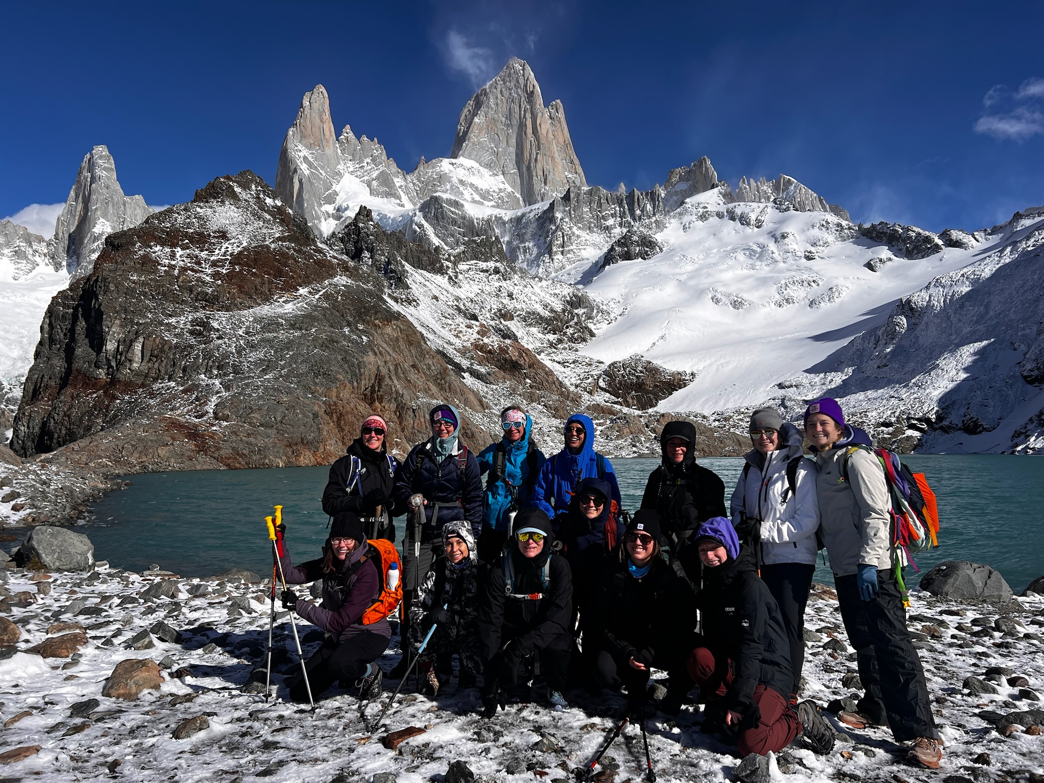 People hiking Patagonia