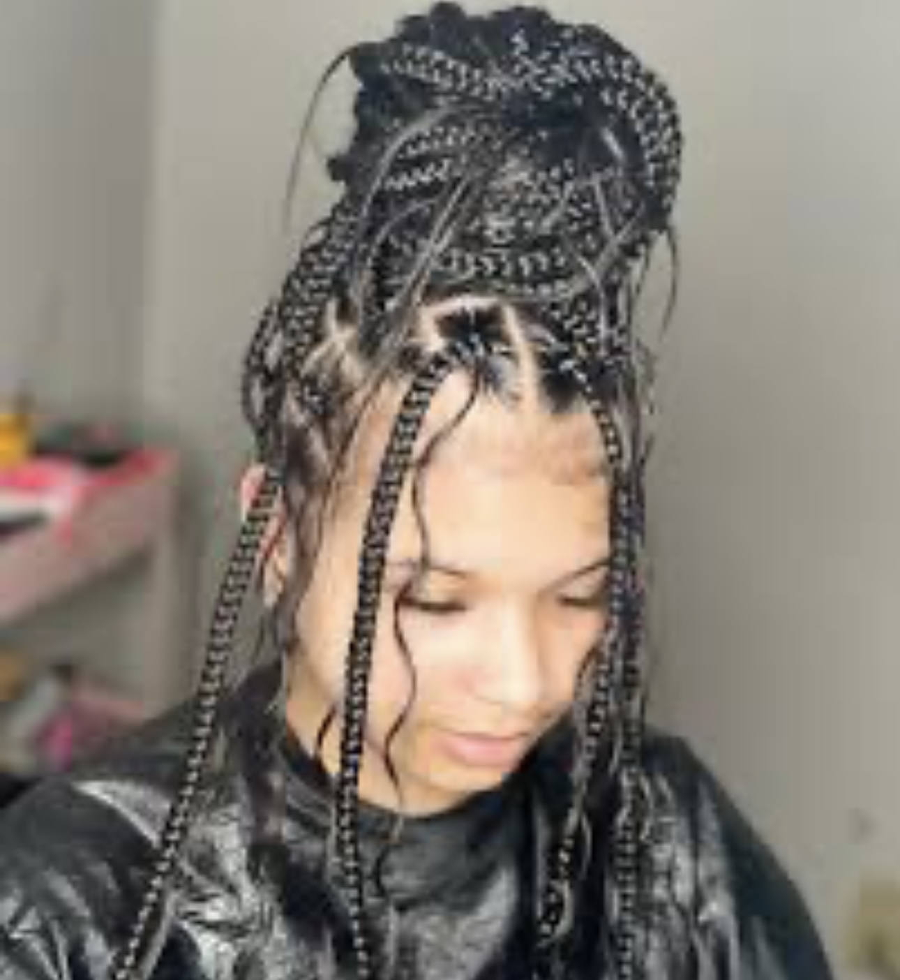 Large Boho Knotless Braids