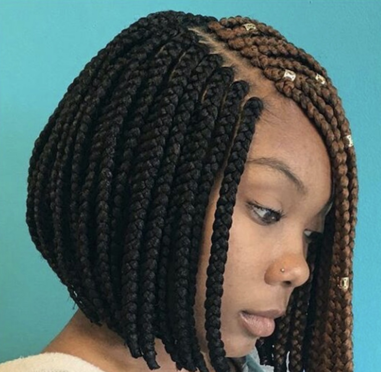 Small Round Bob Box Braid