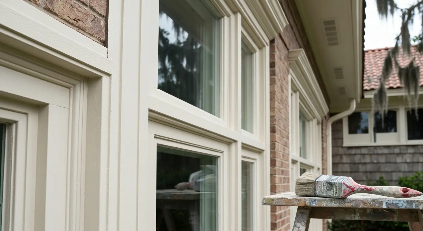 Trim and accent painting details