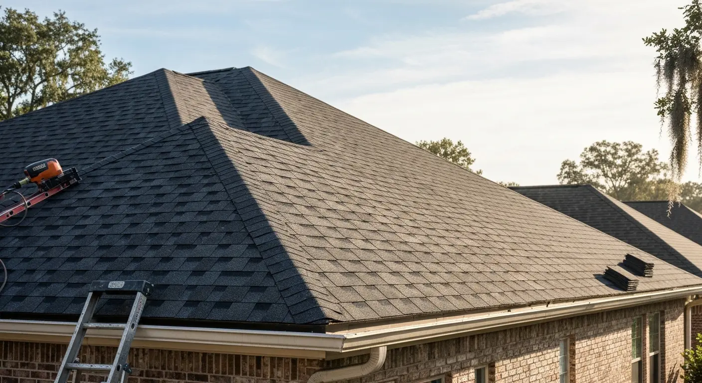 Asphalt shingle roof replacement