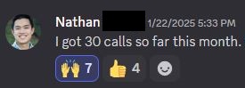 Client testimonial
