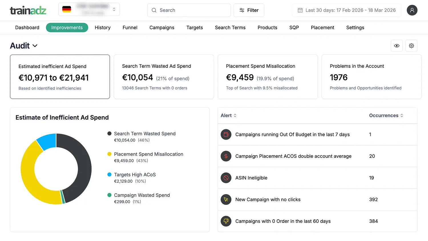 Spend Analysis Interface Preview