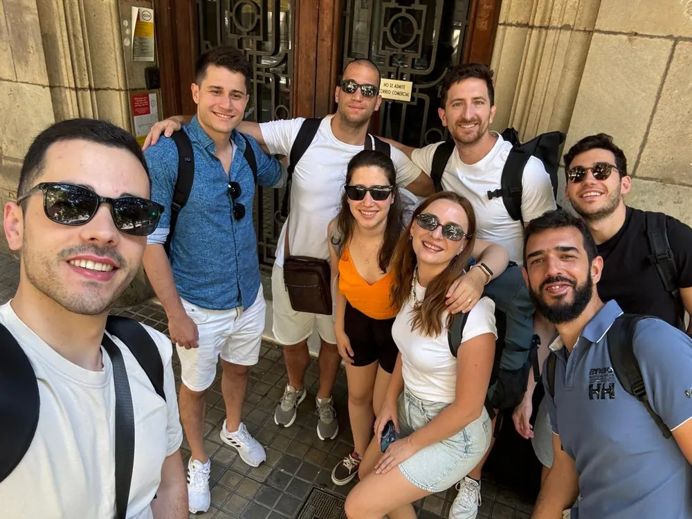 Trainadz team meetup selfie