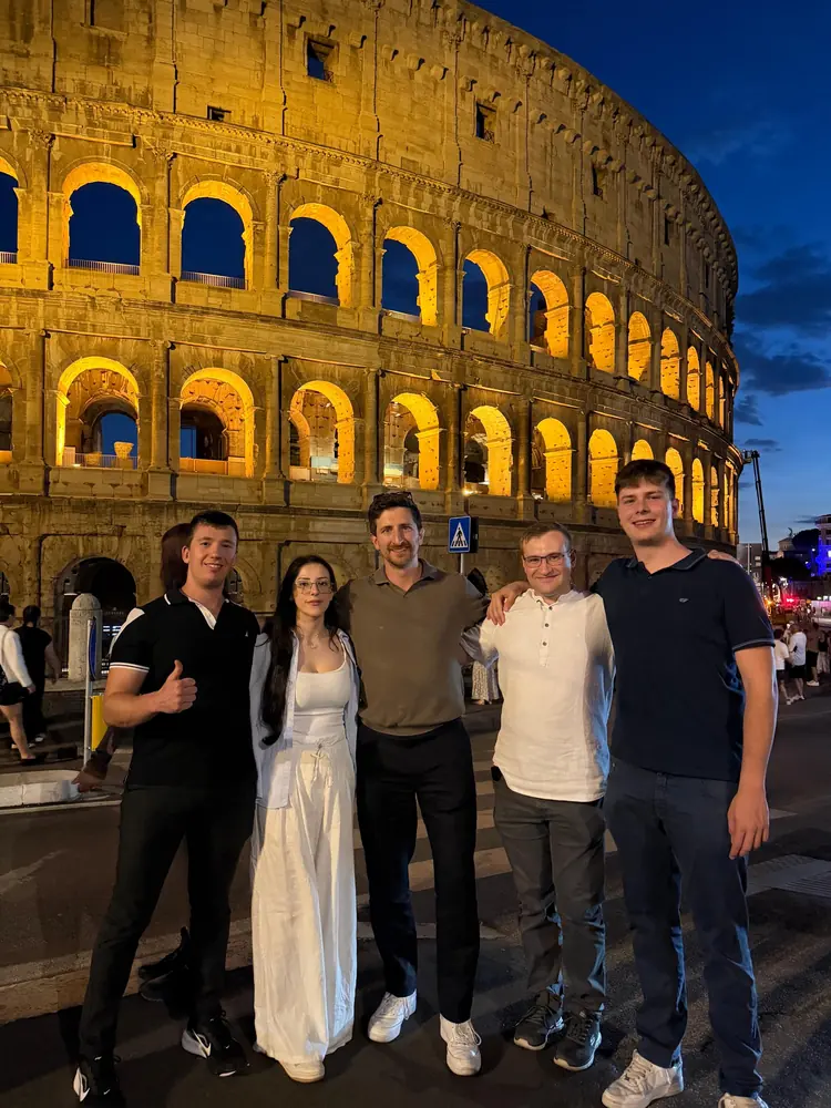 Trainadz team at the Colosseum