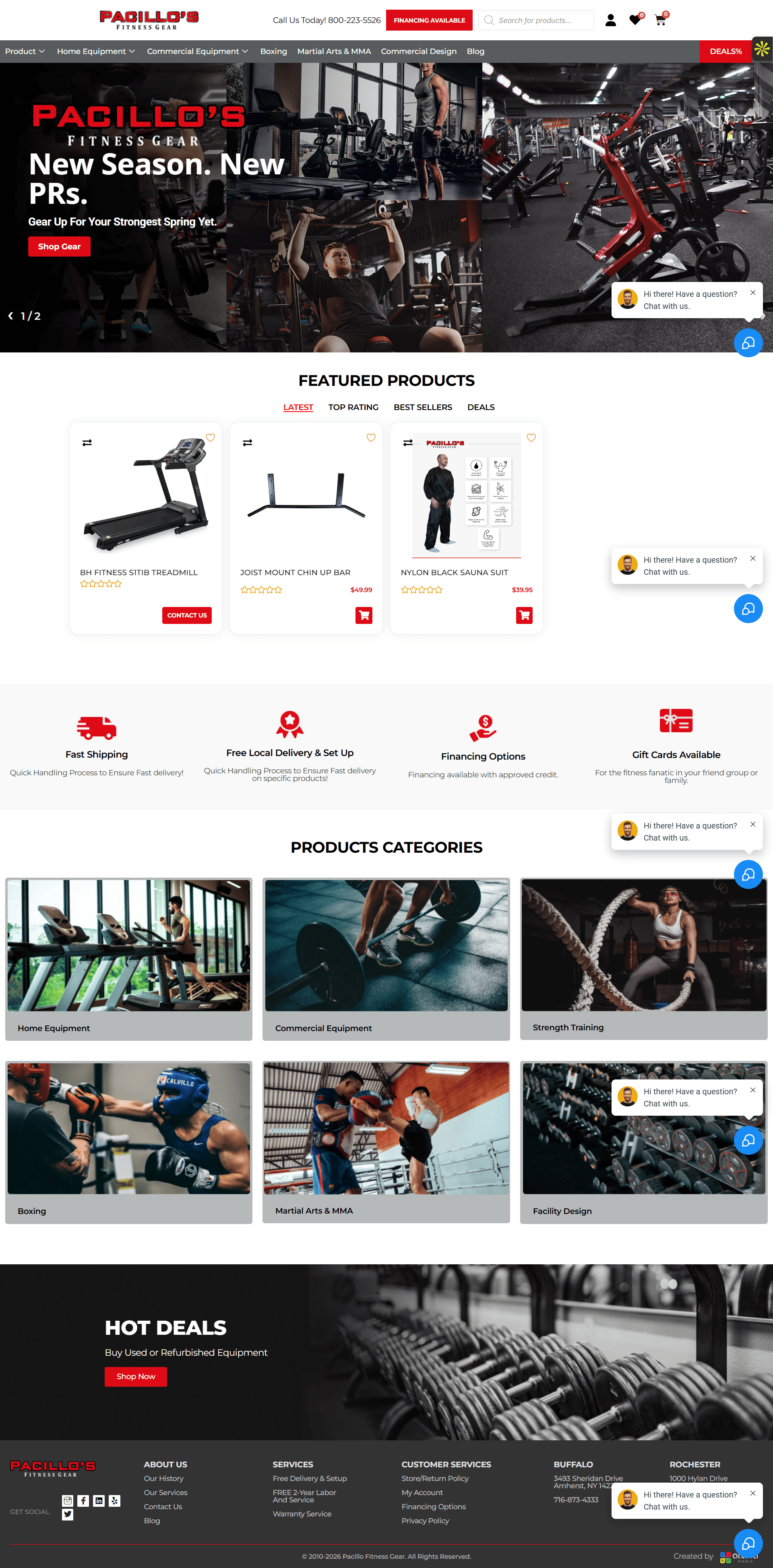 Pacillo website preview