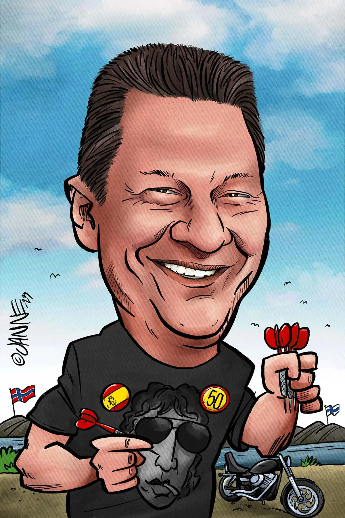 Esimerkki karikatyyristä