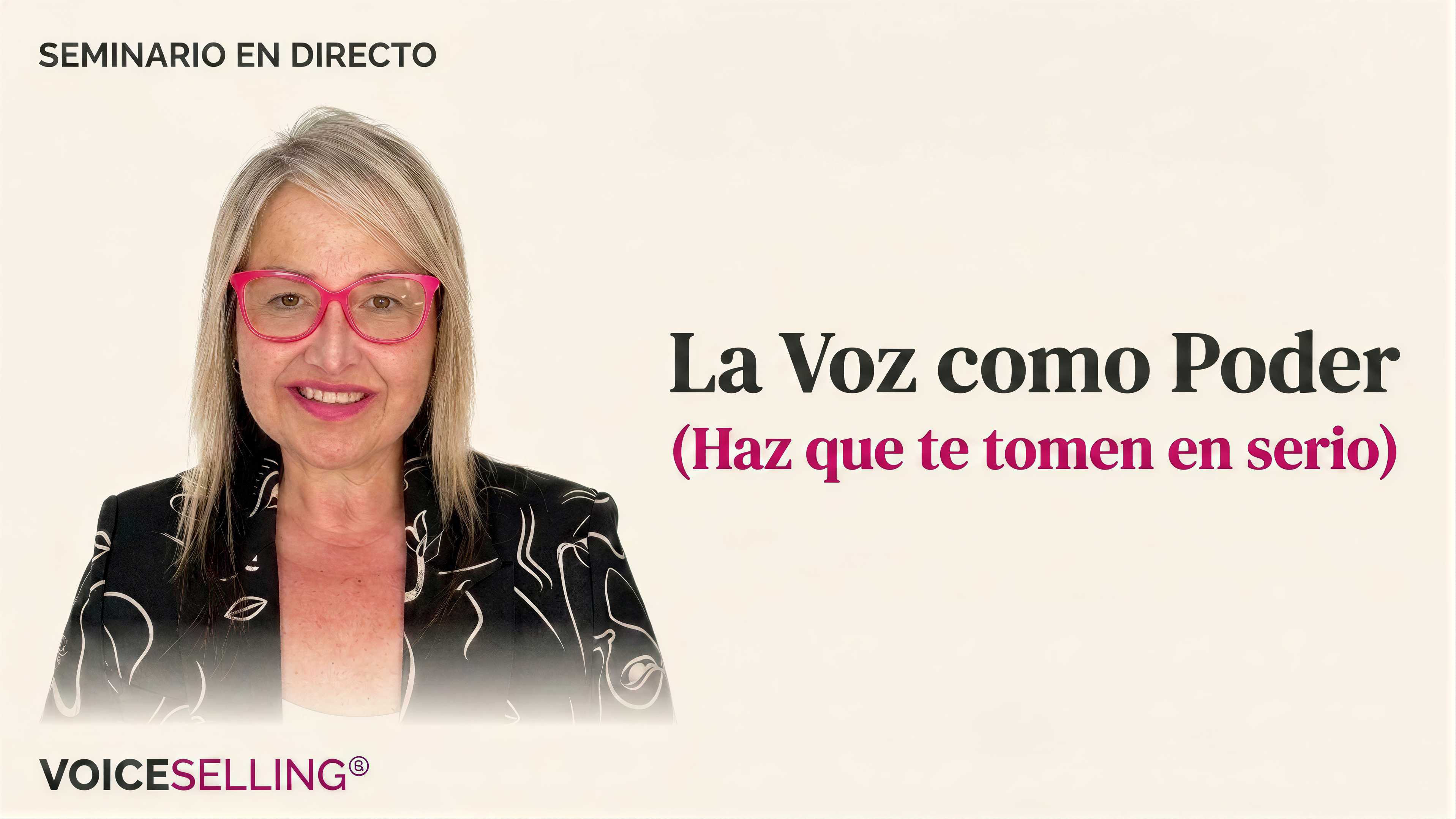 Seminario La Voz como Poder — Manuela Ortiz