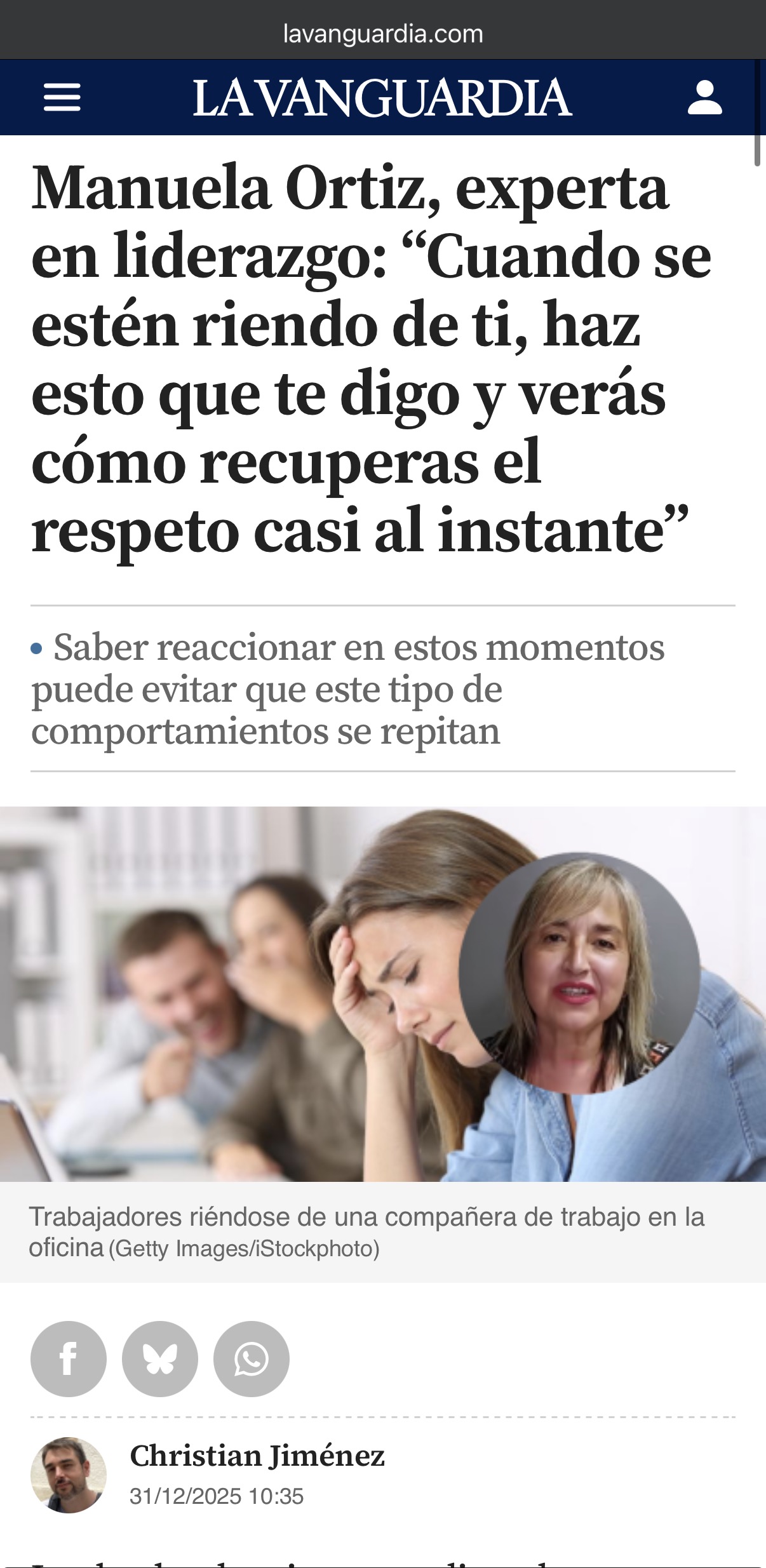 Aparición en prensa