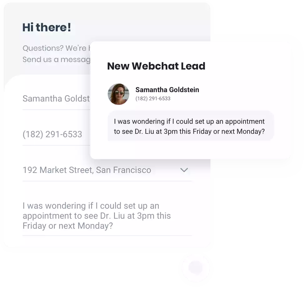 Convert website visitors into leads
