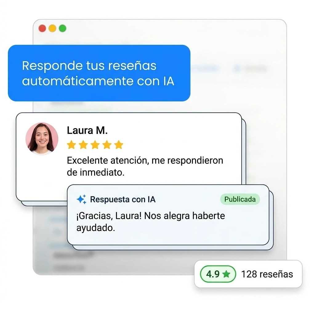 Reseñas con IA en FireFunnels