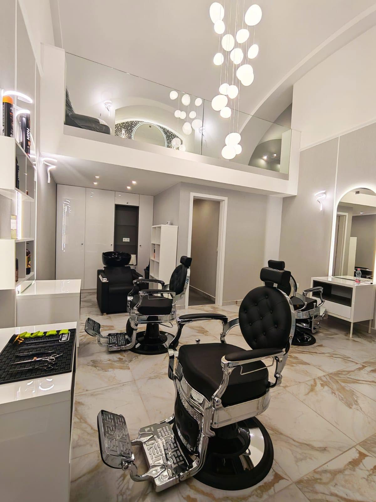 A Prestige Barber belső tere