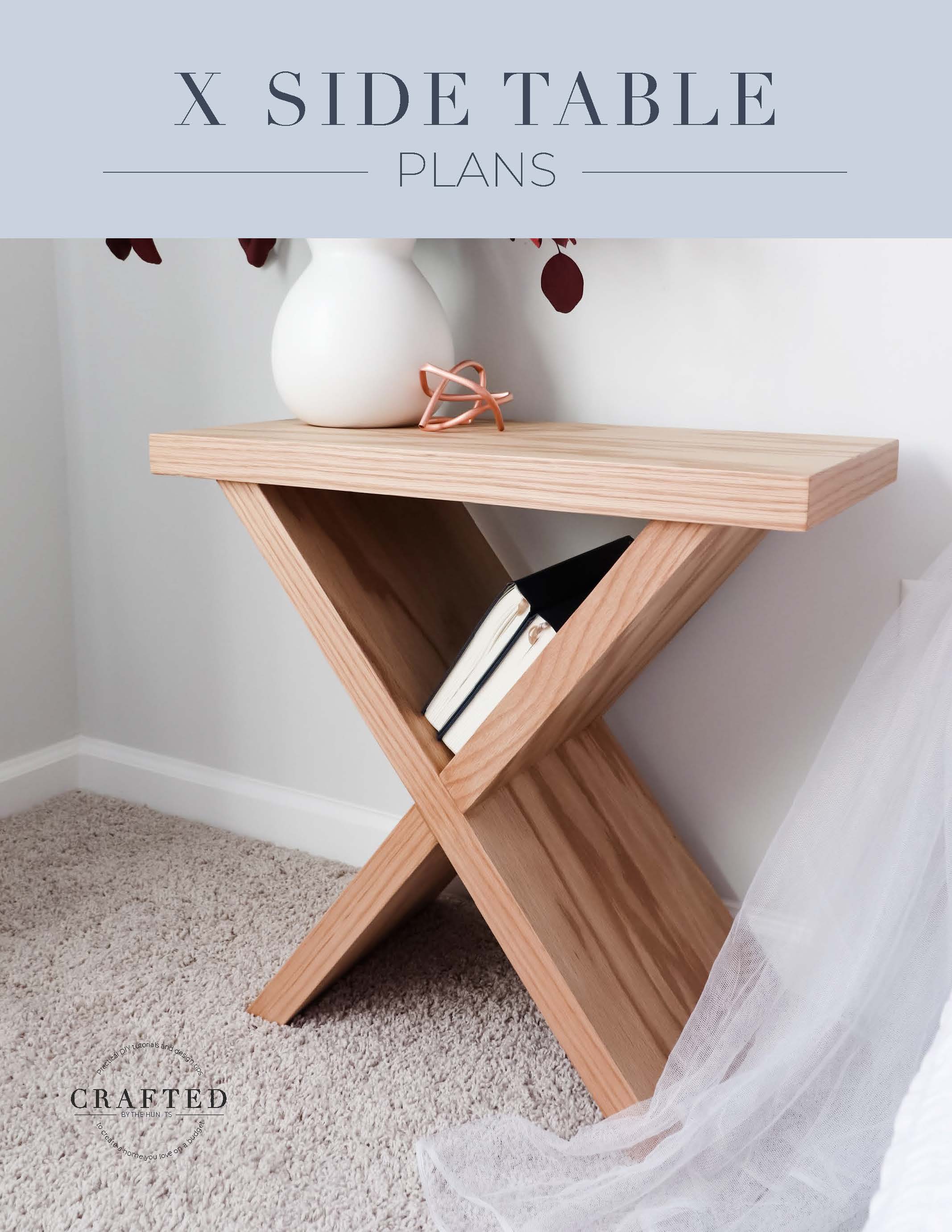 XBase Side Table Printable Plans
