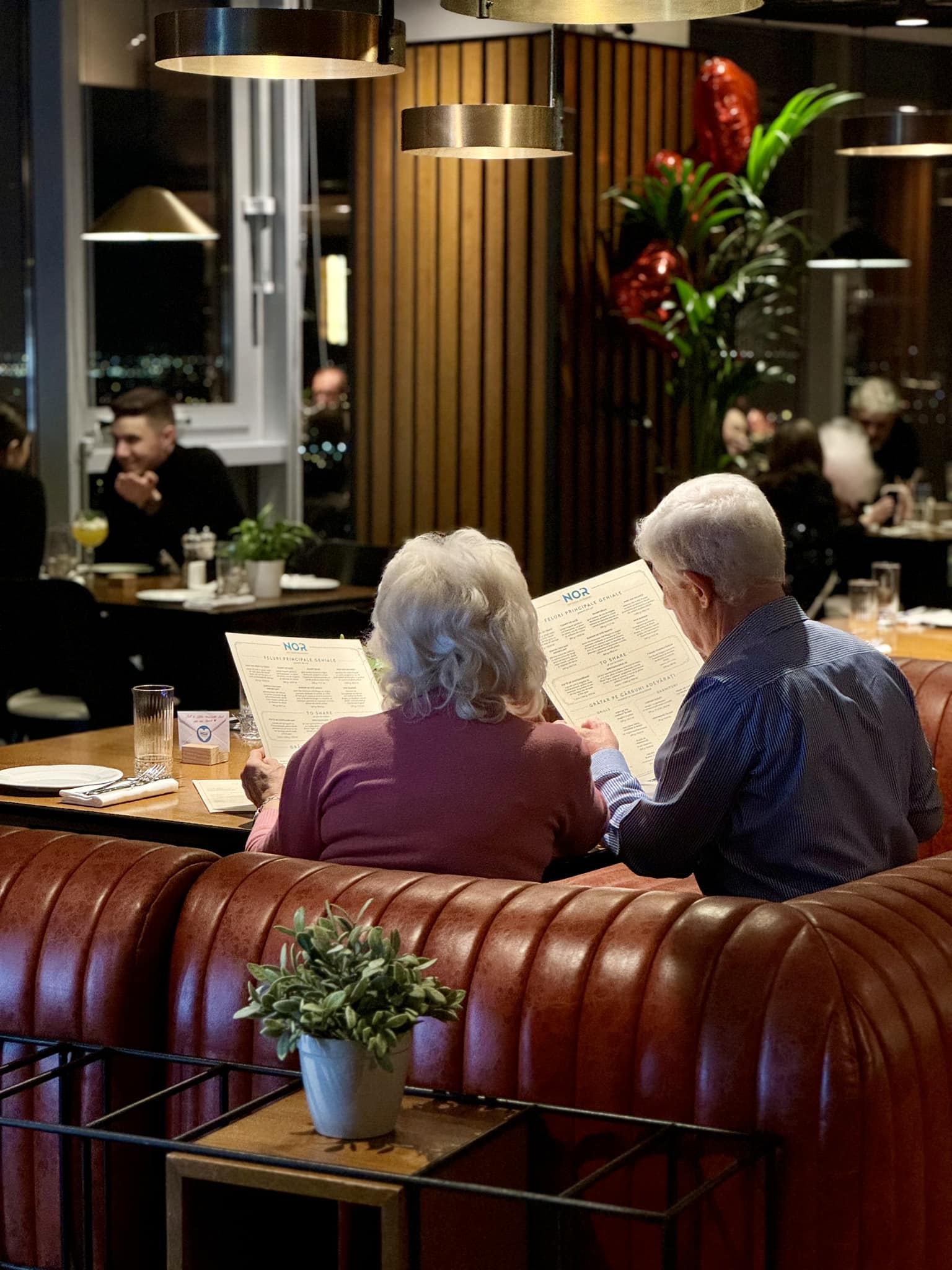 Vedere panoramică nocturna