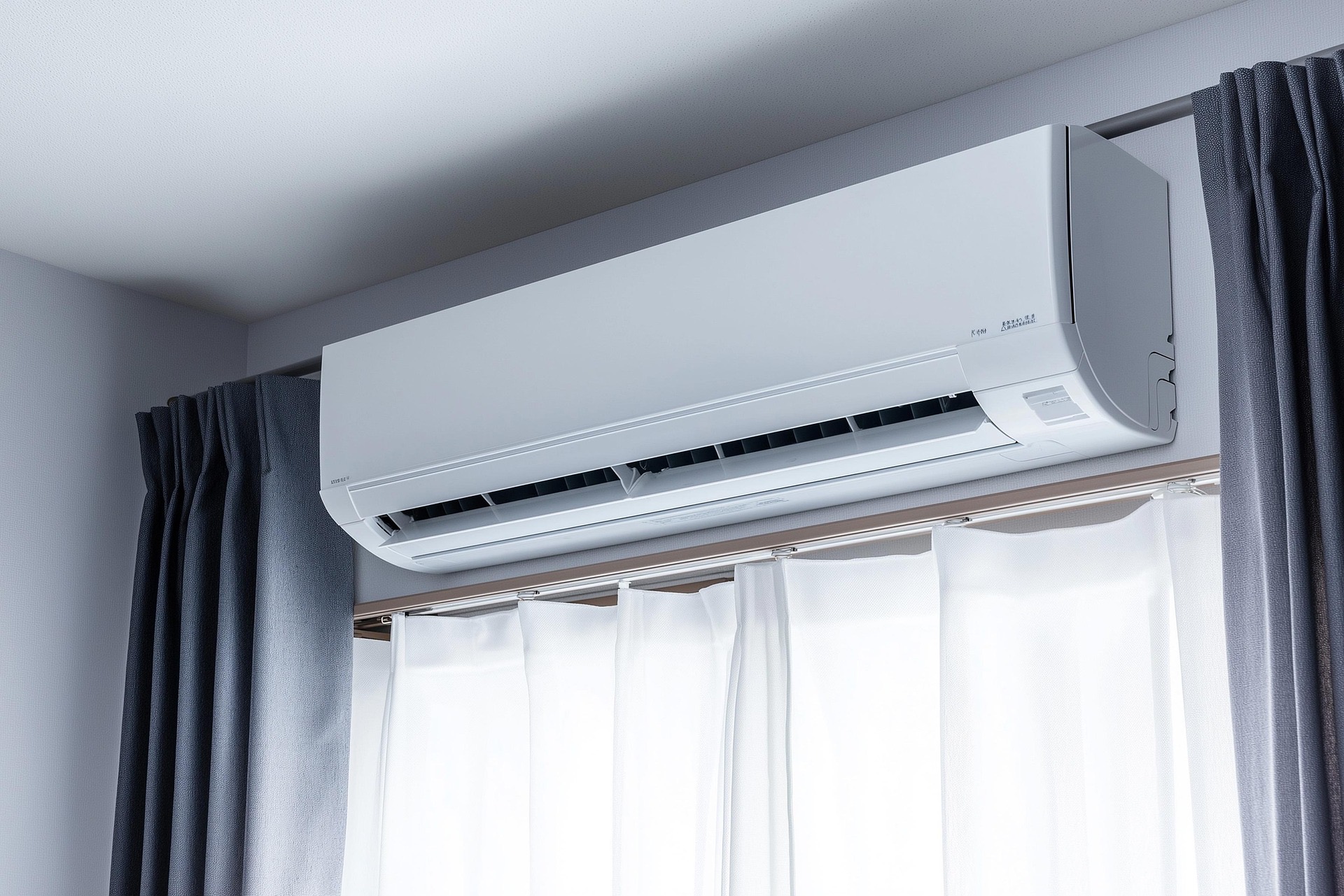 Wall-mounted air conditioning unit in a Sandton home