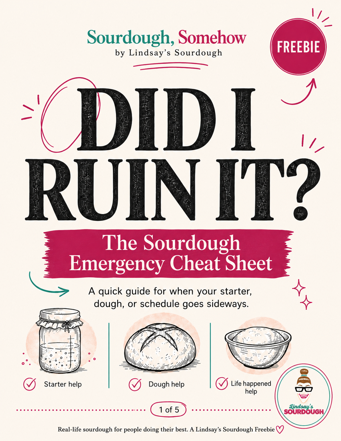 Did I Ruin It Sourdough Emergency Cheat Sheet