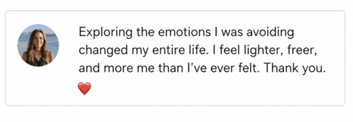 Client testimonial