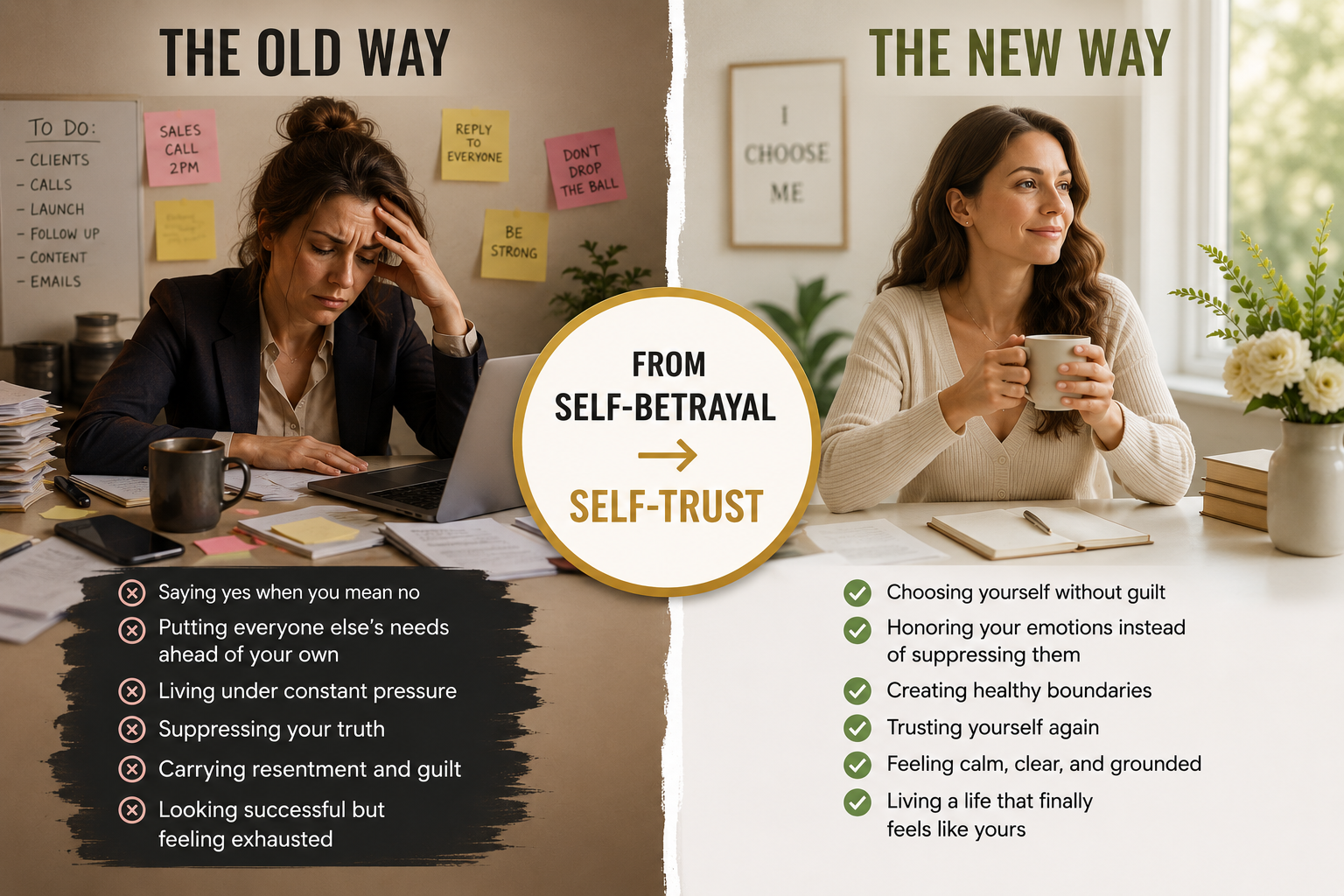 From self-betrayal to self-trust