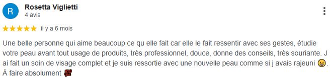 Avis client Institut Leda
