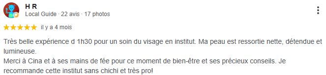 Avis client Institut Leda