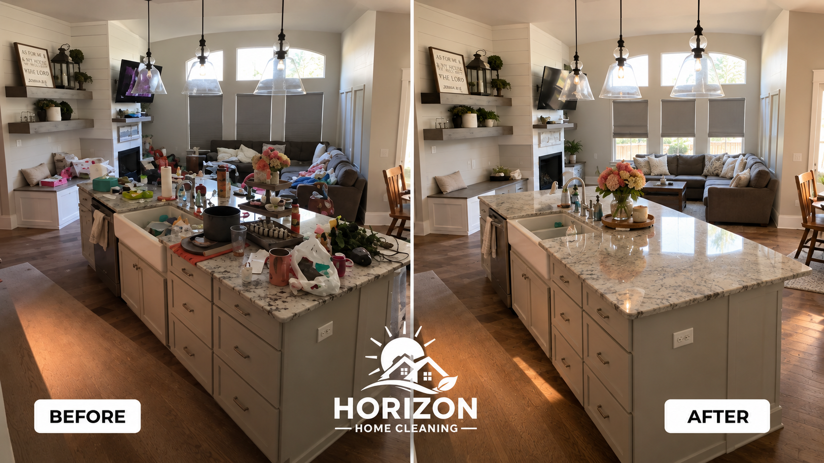 Thorough deep clean of an Ottawa family residence