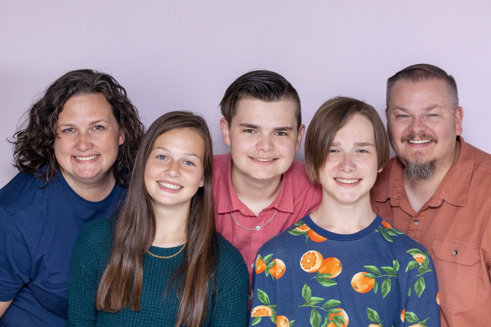 The Dimmick Family: Heidi, Annie, Benjamin, Tyler, Scott