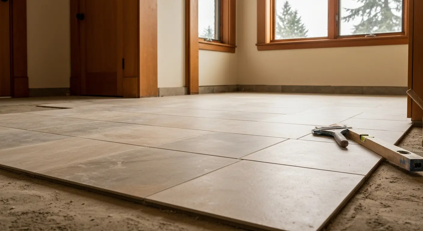 Bathroom flooring