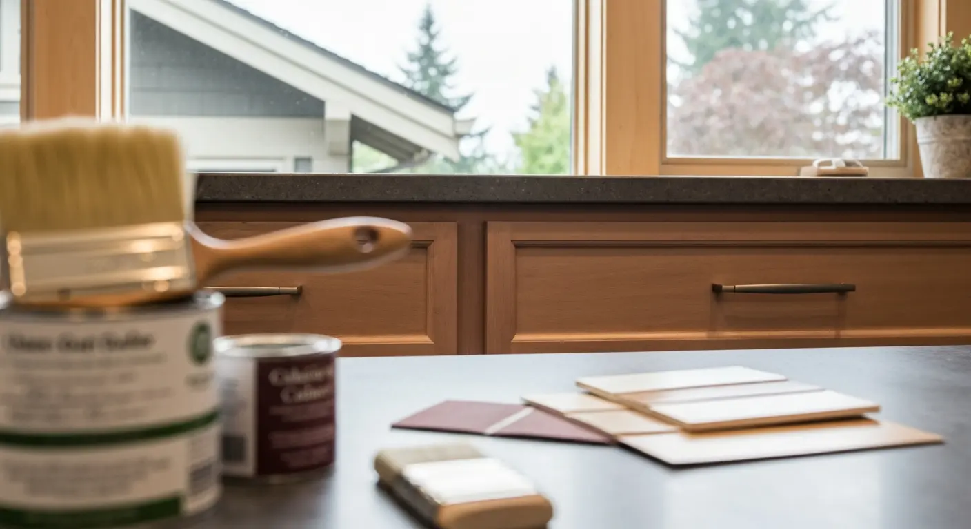 Cabinet refinishing service