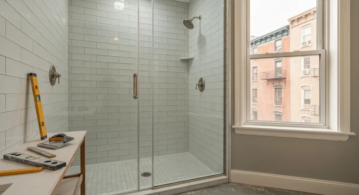 Shower and tub installation project