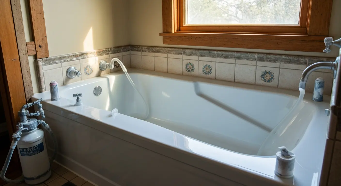 Refinished bathtub