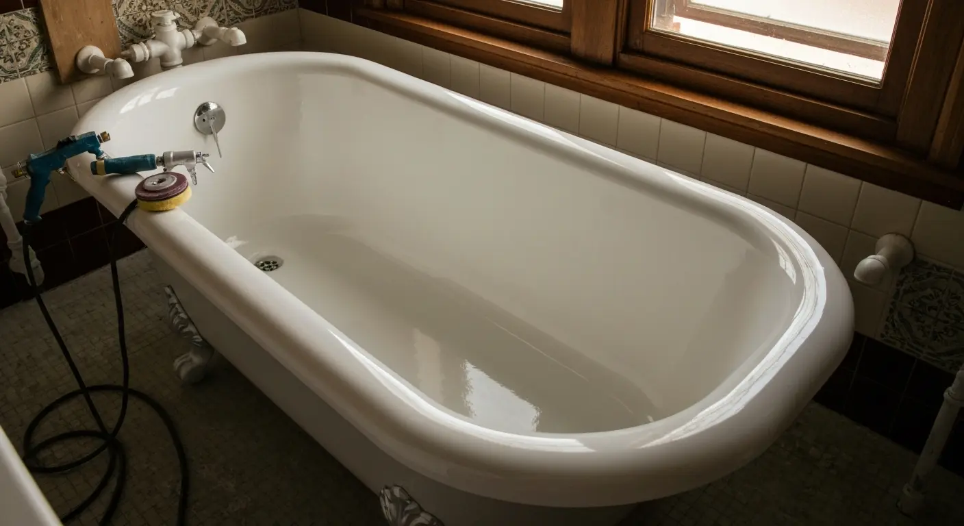 Refinished bathtub
