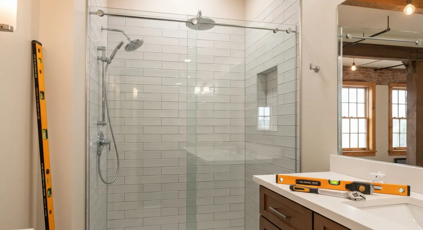 Shower and tub installation