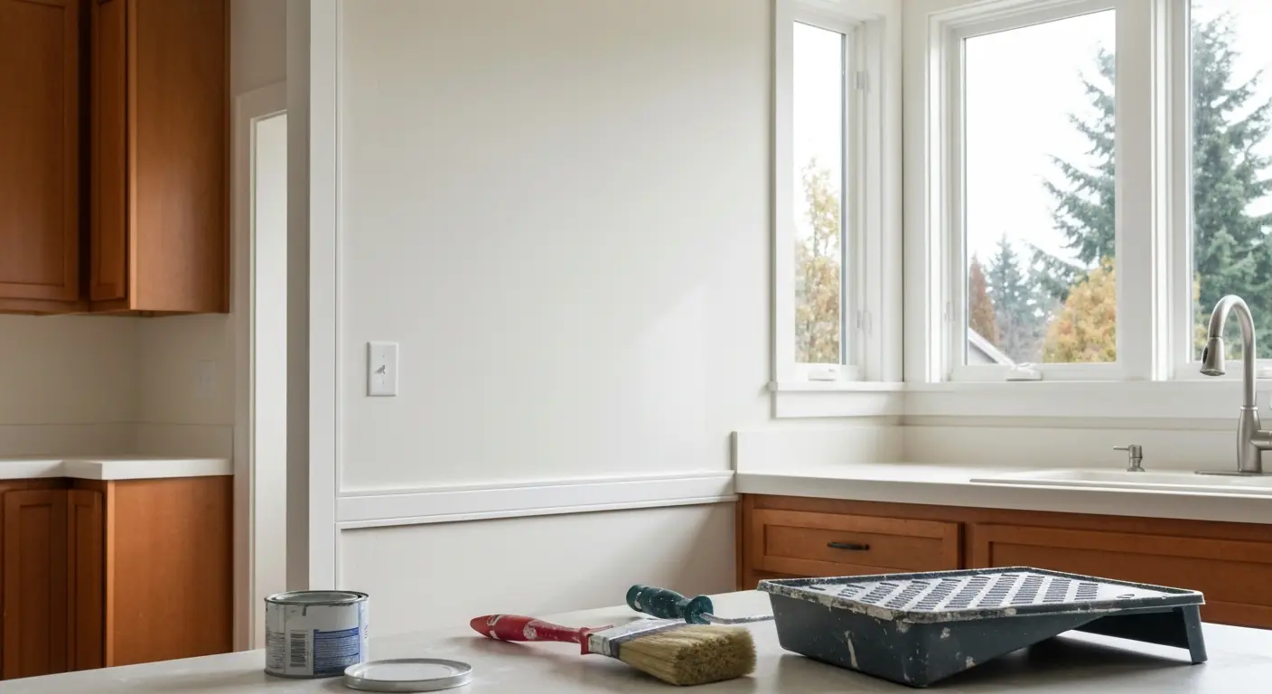 Kitchen and bathroom painting