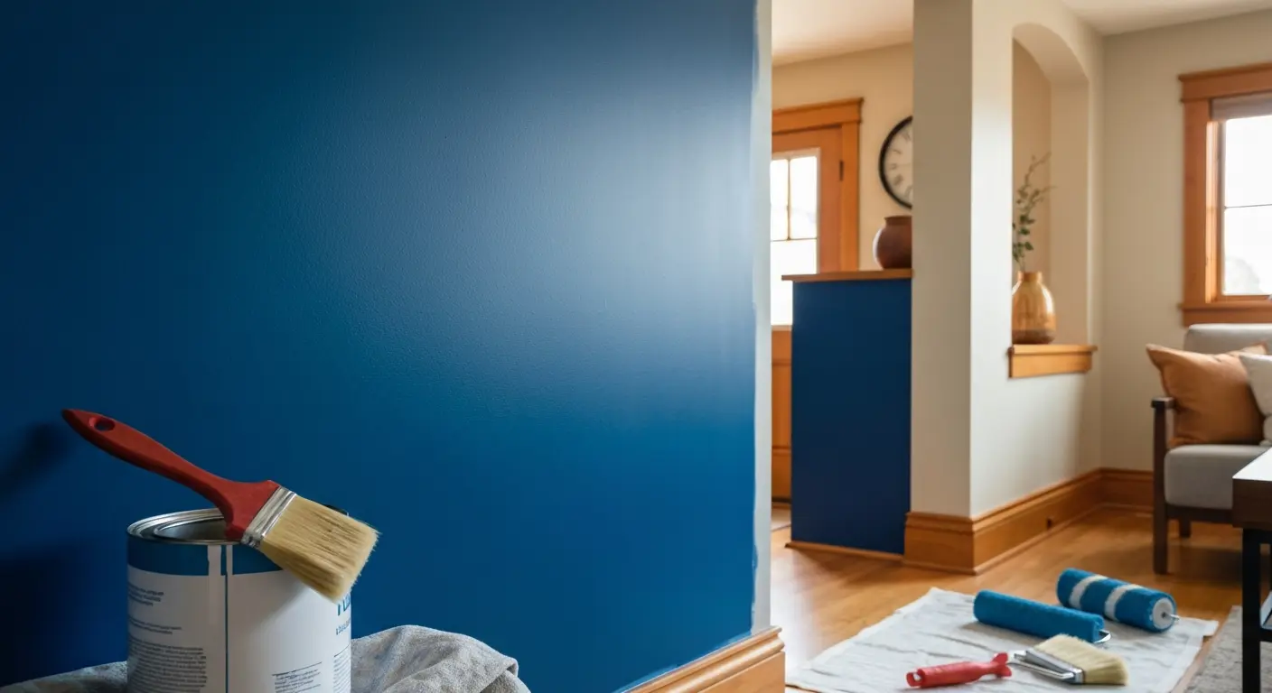Accent wall painting