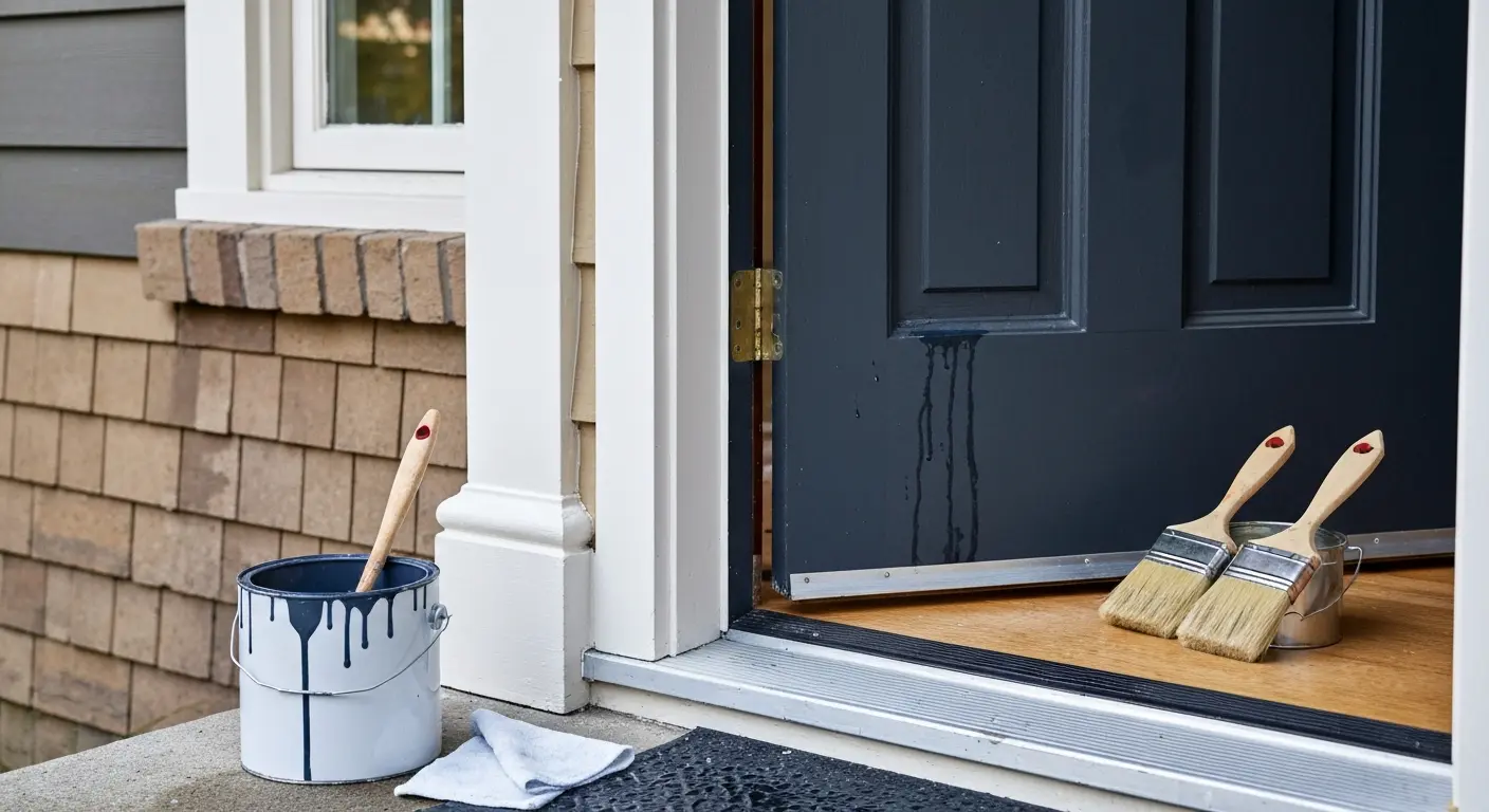 Trim and door painting