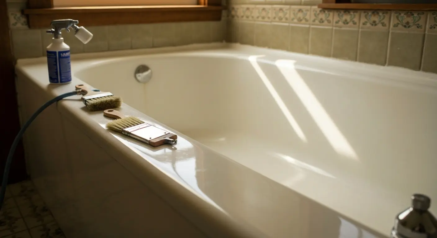 Bathtub resurfacing