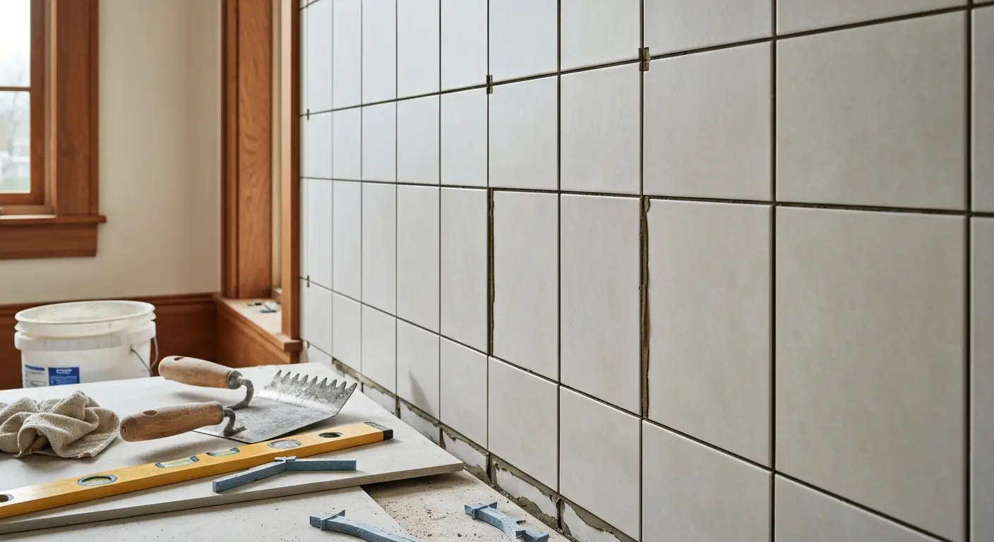 Professional tile installation