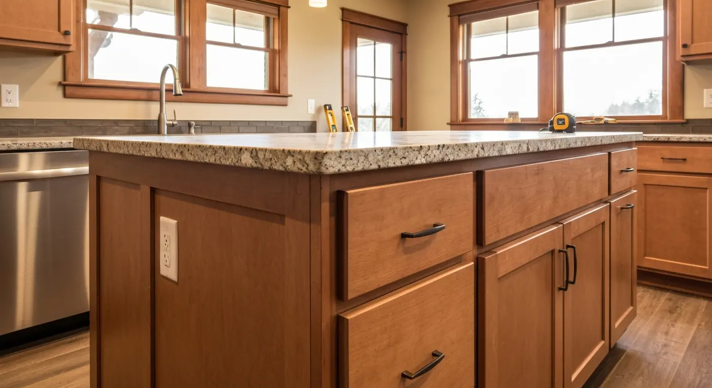 Custom kitchen island design