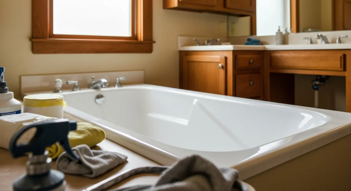 Bathtub refinishing service