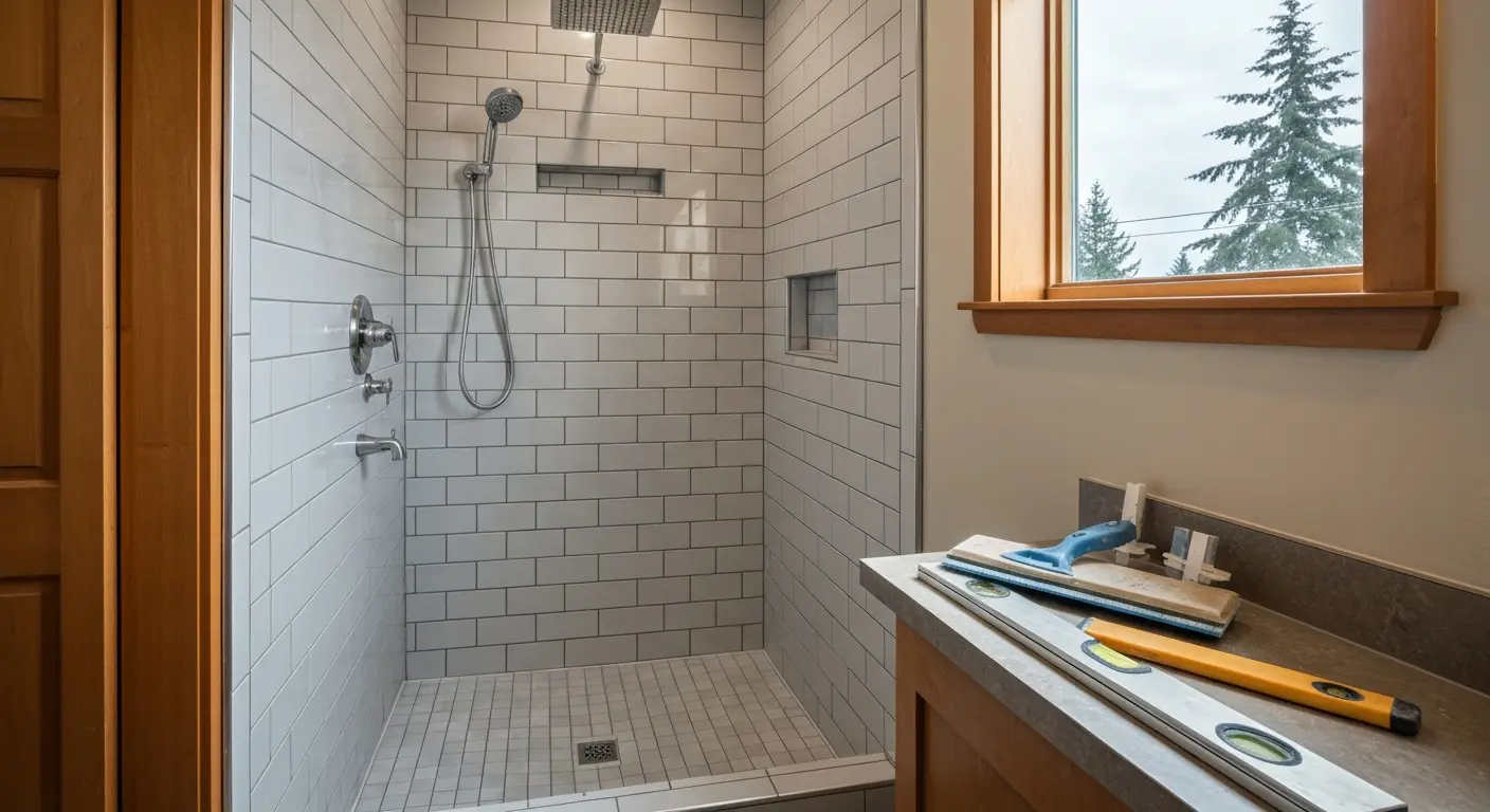 Shower and tub installation in West Linn