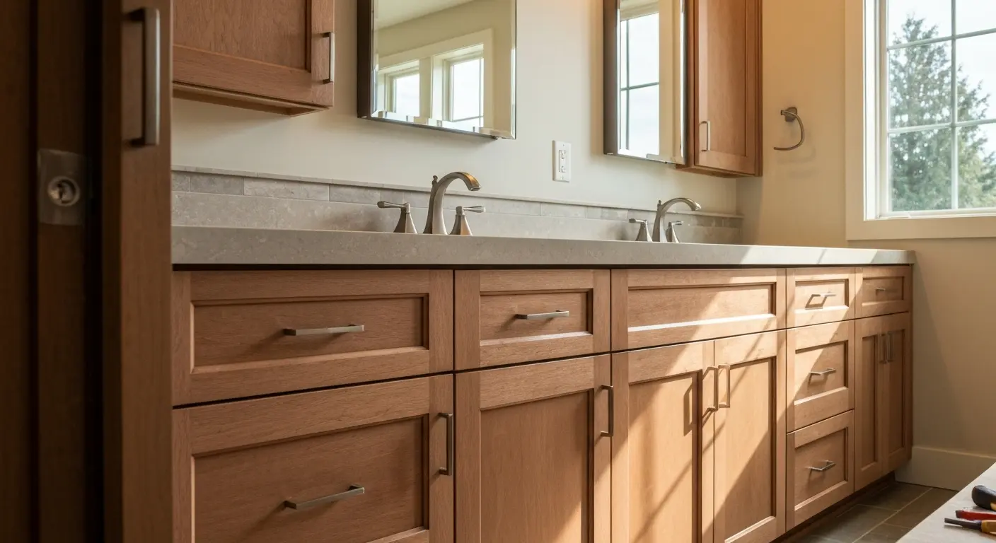 Custom bathroom vanity
