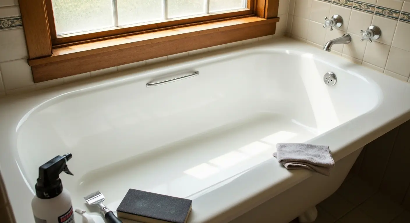 Bathtub refinishing process