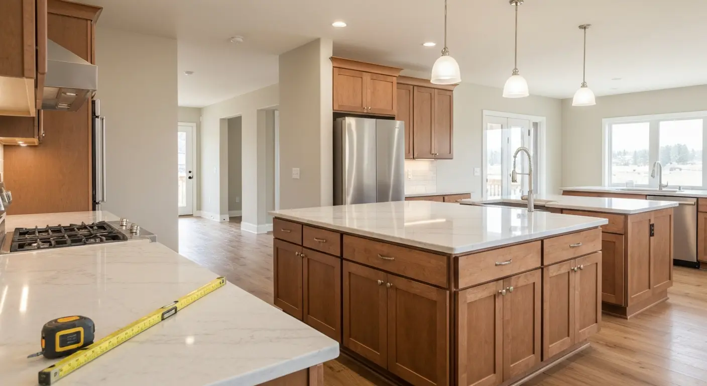 Kitchen cabinet and countertop remodel
