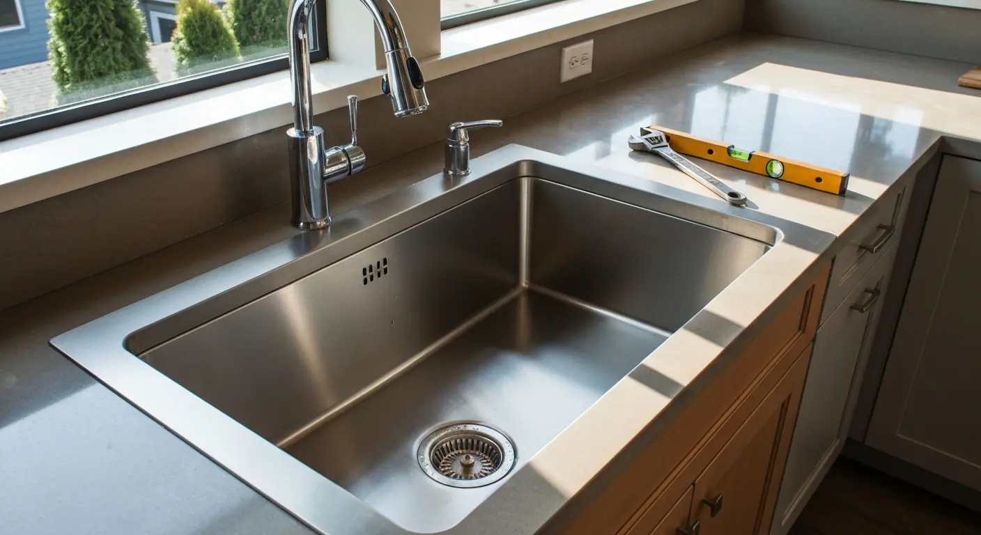 Sink and appliance installation