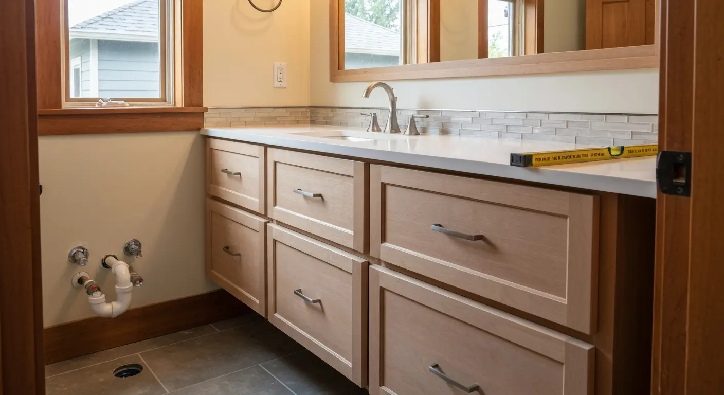 Custom bathroom vanity