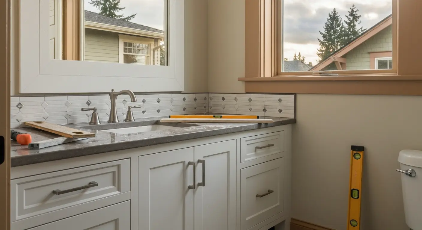Bathroom remodeling project in Tualatin