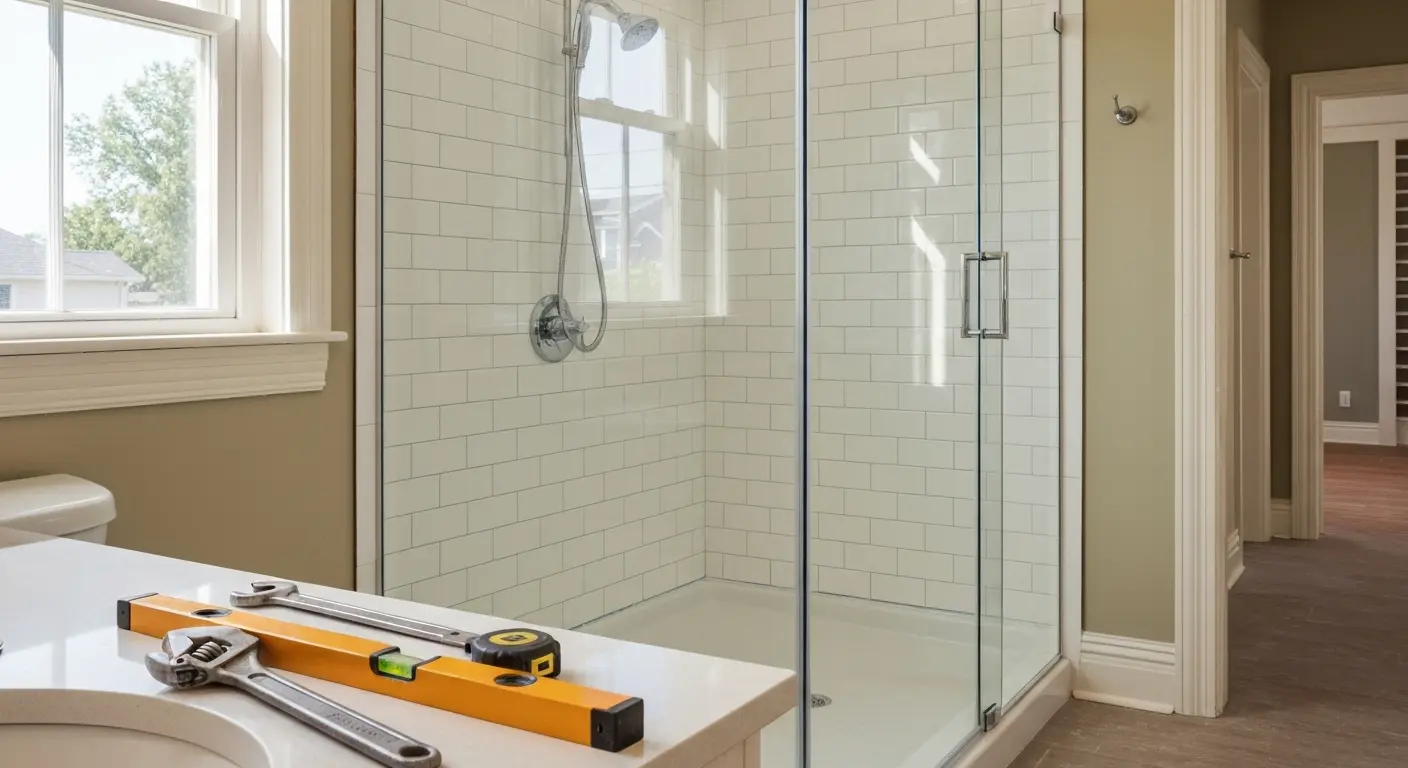 Shower and tub installation