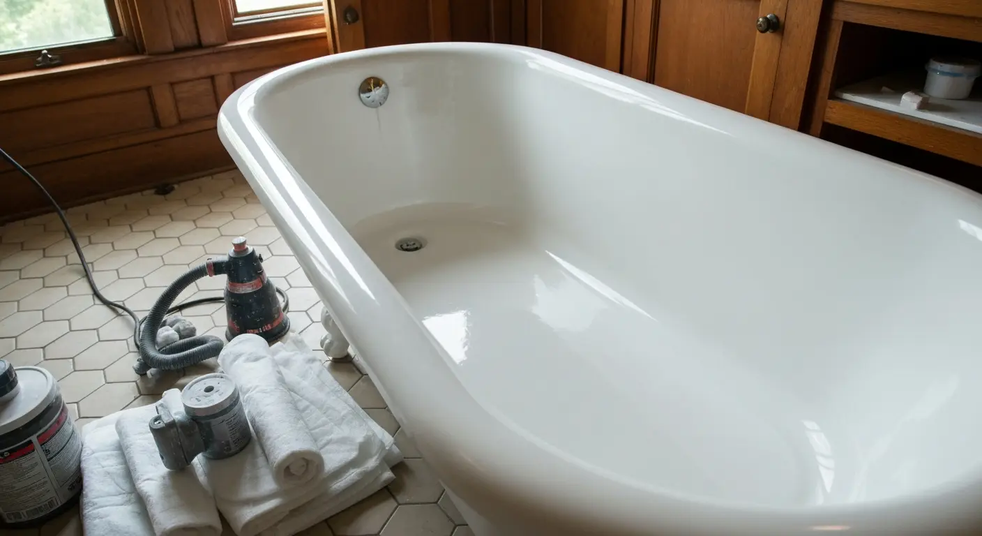 Bathtub resurfacing