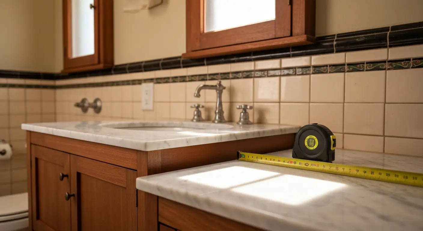 Custom bathroom vanity
