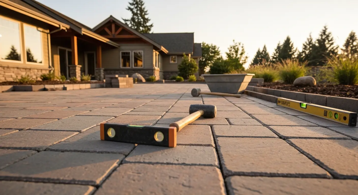 Paver patio project